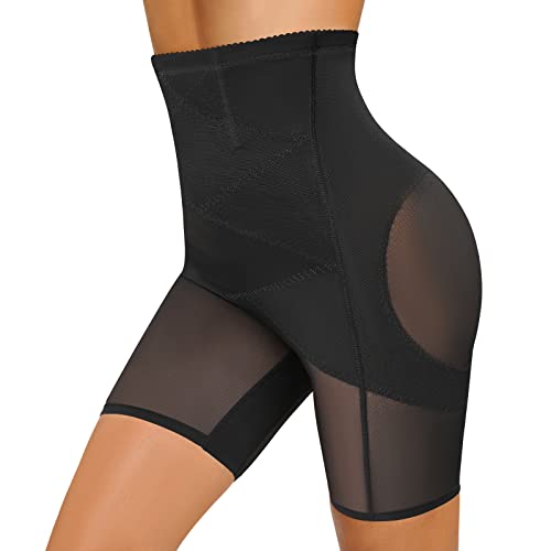 Nadeer Damen Shapewear mit Bein Bauchweg Unterhose Hoher Taille Miederhose Figurenformend Body Shaper Butt Lifter Panties Unterwäsche für Frauen von Nadeer