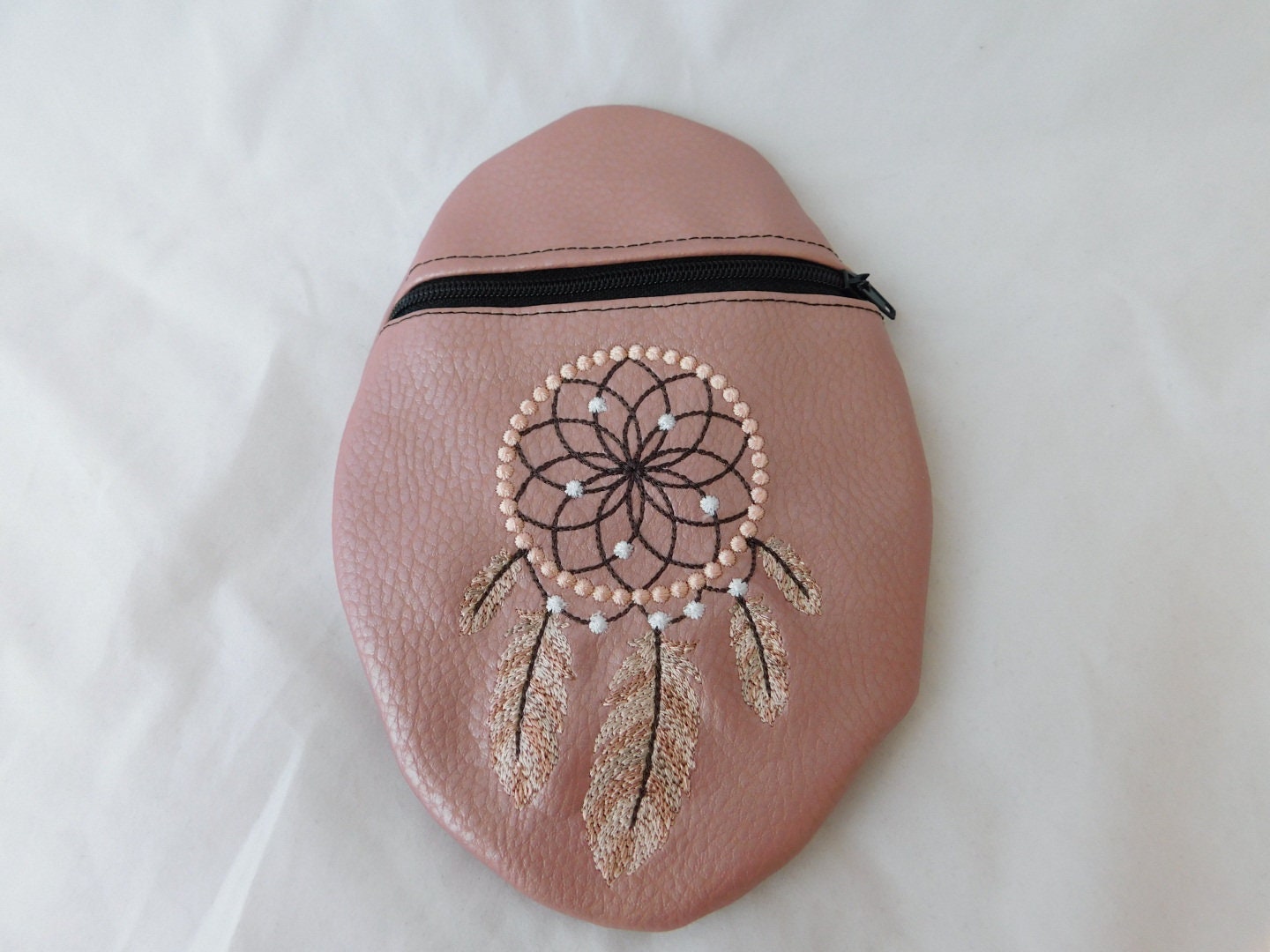 Einzelstück Tasche Traumfänger Kunstleder Ca.12x17cm - Versandkostenfrei von Nadelklapperei