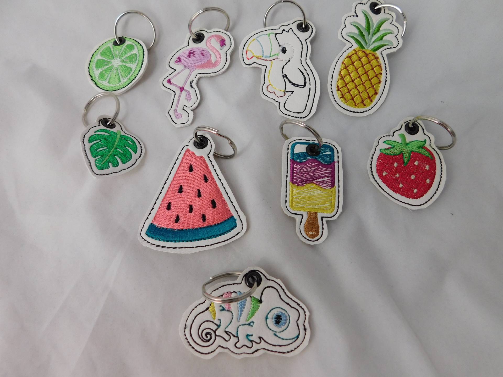 Schlüsselanhänger Summer Verschiedene Varianten - A-251-A-259 von Nadelklapperei