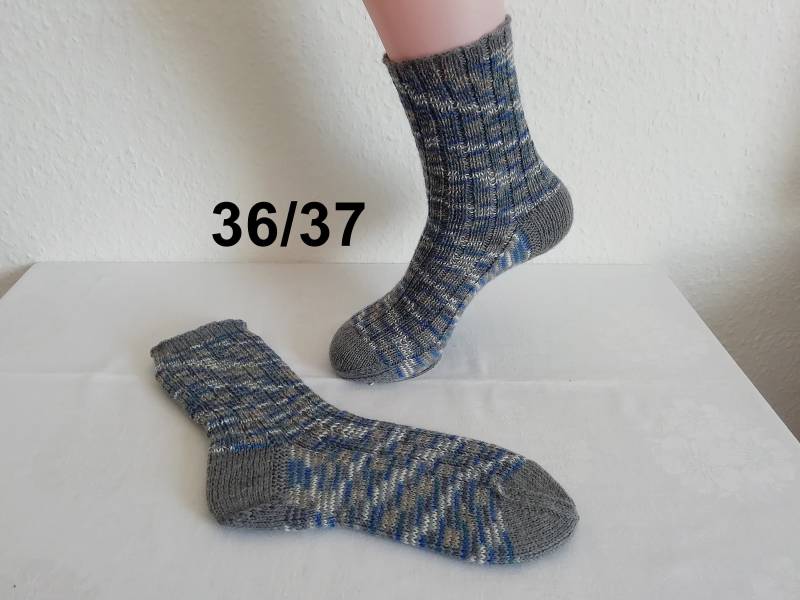 Handgestrickte Socken Gr. 36/37, Gestrickt von Nadelspielereien