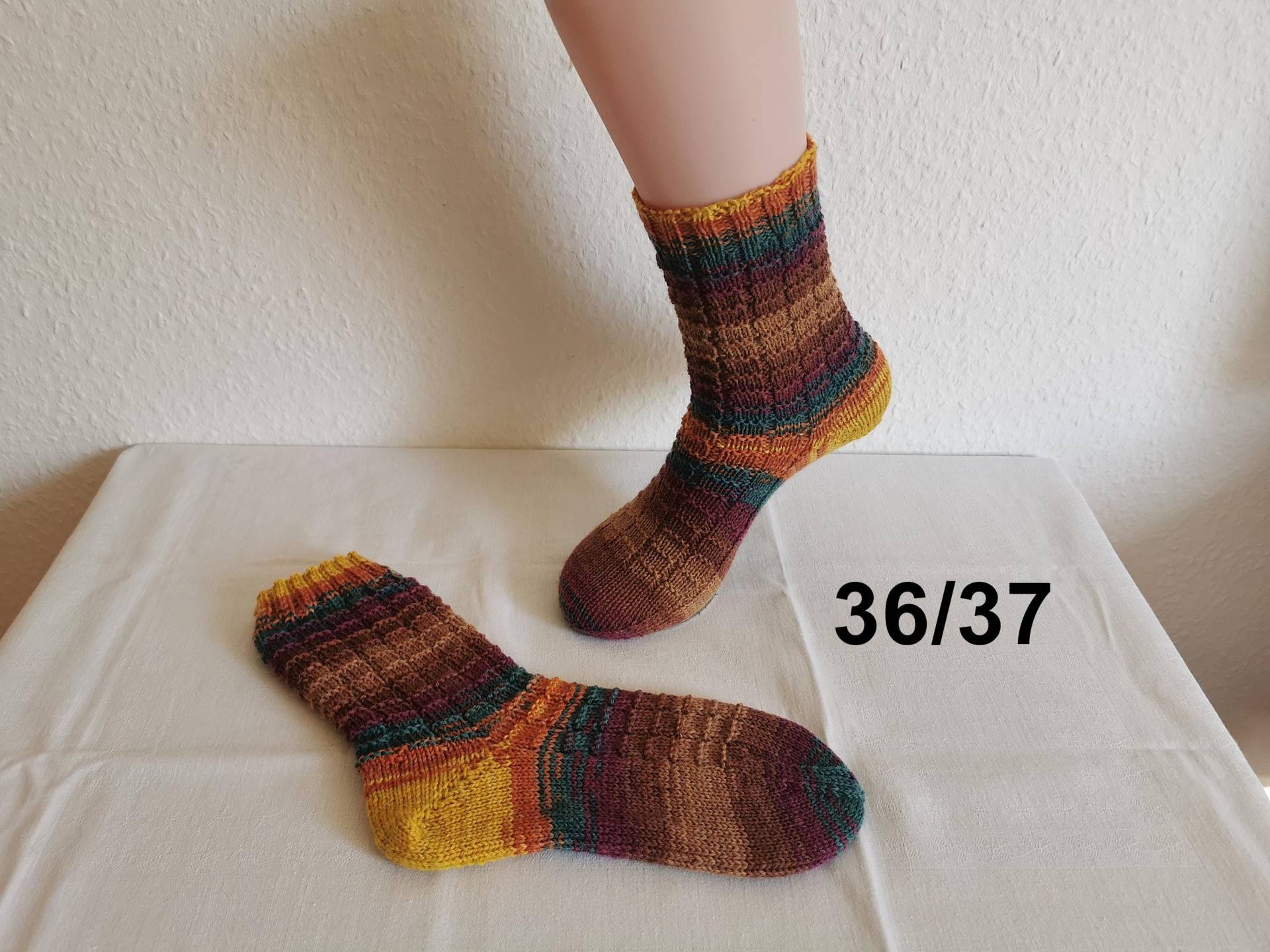 Handgestrickte Socken Gr. 36/37, Gestrickt Handgestrickte Socken Gr. 36/37, Gestrickt von Nadelspielereien