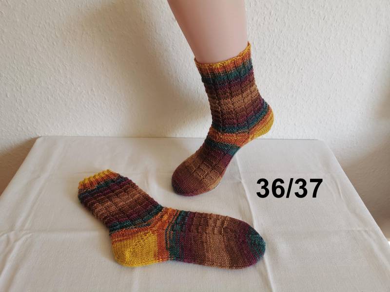 Handgestrickte Socken Gr. 36/37, Gestrickt Handgestrickte Socken Gr. 36/37, Gestrickt von Nadelspielereien