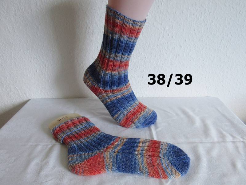 Handgestrickte Socken Gr. 38/39, Gestrickt Handgestrickte Socken Gr. 38/39, Gestrickt von Nadelspielereien