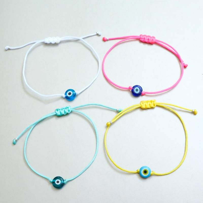 Böse Blick Armband - Nazar Perlen Schmuck, Verstellbares Schutzarmband, Glücksbringer, Handgefertigt, in Vielen Farben Erhältlich von NadiaHandicrafts
