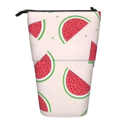 Nadie Federmäppchen, Motiv: rosa Kirschblüten, Treppenhaus, stehend, Stifthalter, Teleskop-Bleistifttasche, Pop-Up-Make-up-Tasche, Rosa Wassermelone, Einheitsgröße, Taschen-Organizer von Nadie