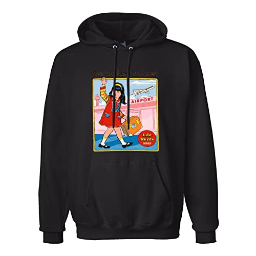 Nadie Men's See You Later Assholes Warm Sweatshirts L von Nadie