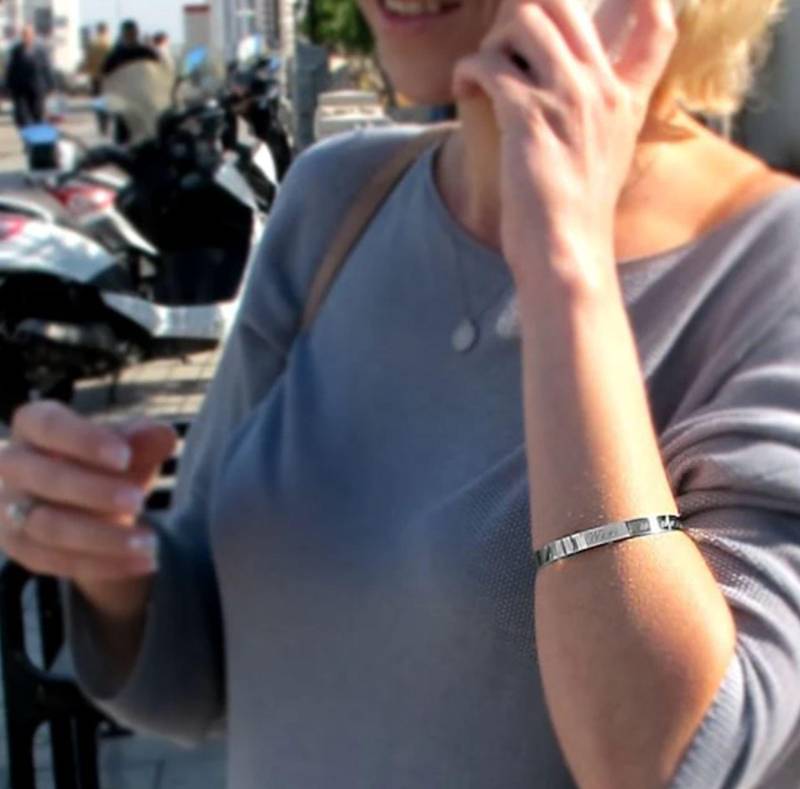 Geheime Nachricht Armband Damen Gravur Sterlingsilber Geschenk Manschette Geburtstagsgeschenk Für Sie Oder Ihn von NadinGlassico