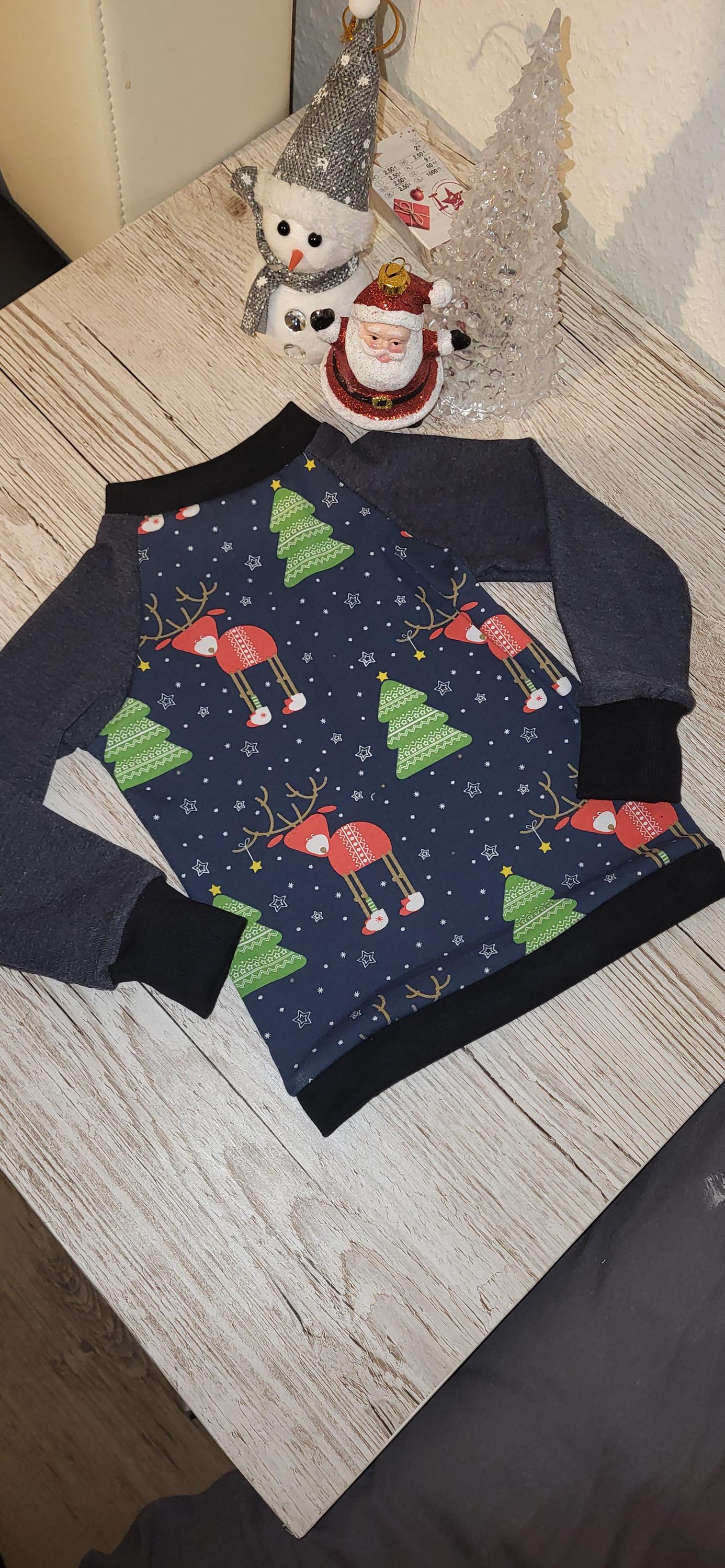 Weihnachtsoutfit Mit Wunschfarben Wunschtext Pullover Junge Mädchen Neutral Weihnachten Wunschgröße Gr 50 - 128 Einzigartige Unikate von NadinesWindeltorten