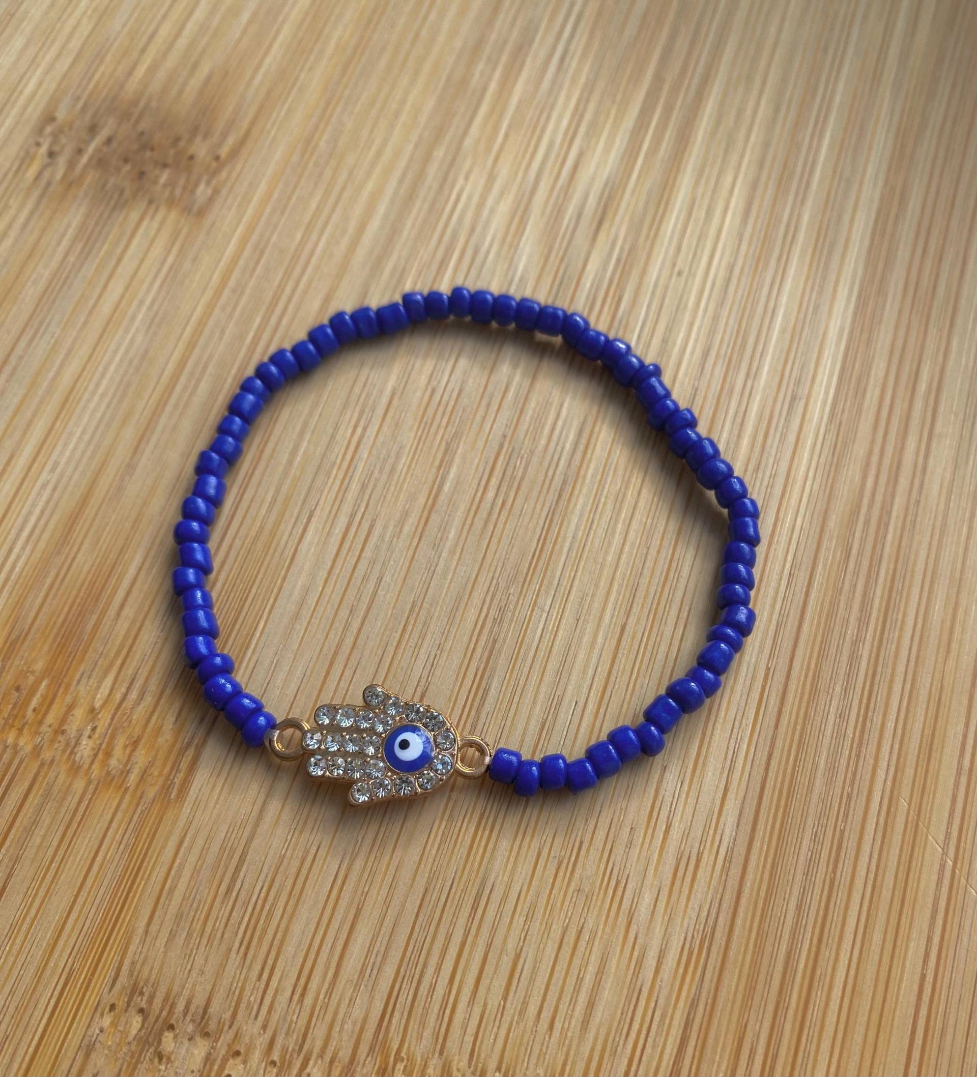 Fatimas Hand Perlenarmband von NadlsUnikate