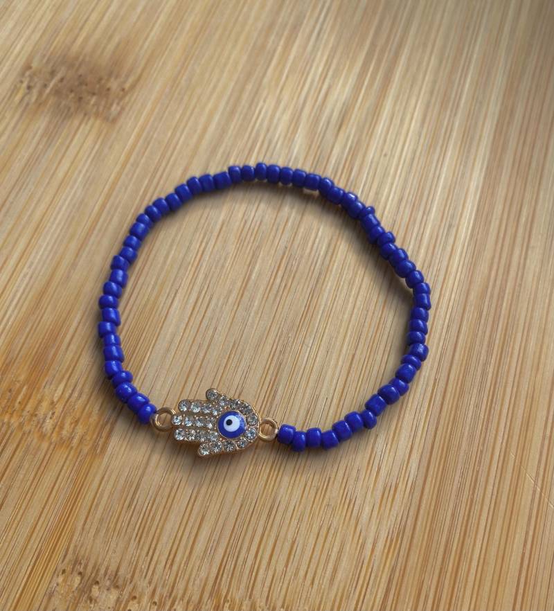 Fatimas Hand Perlenarmband von NadlsUnikate