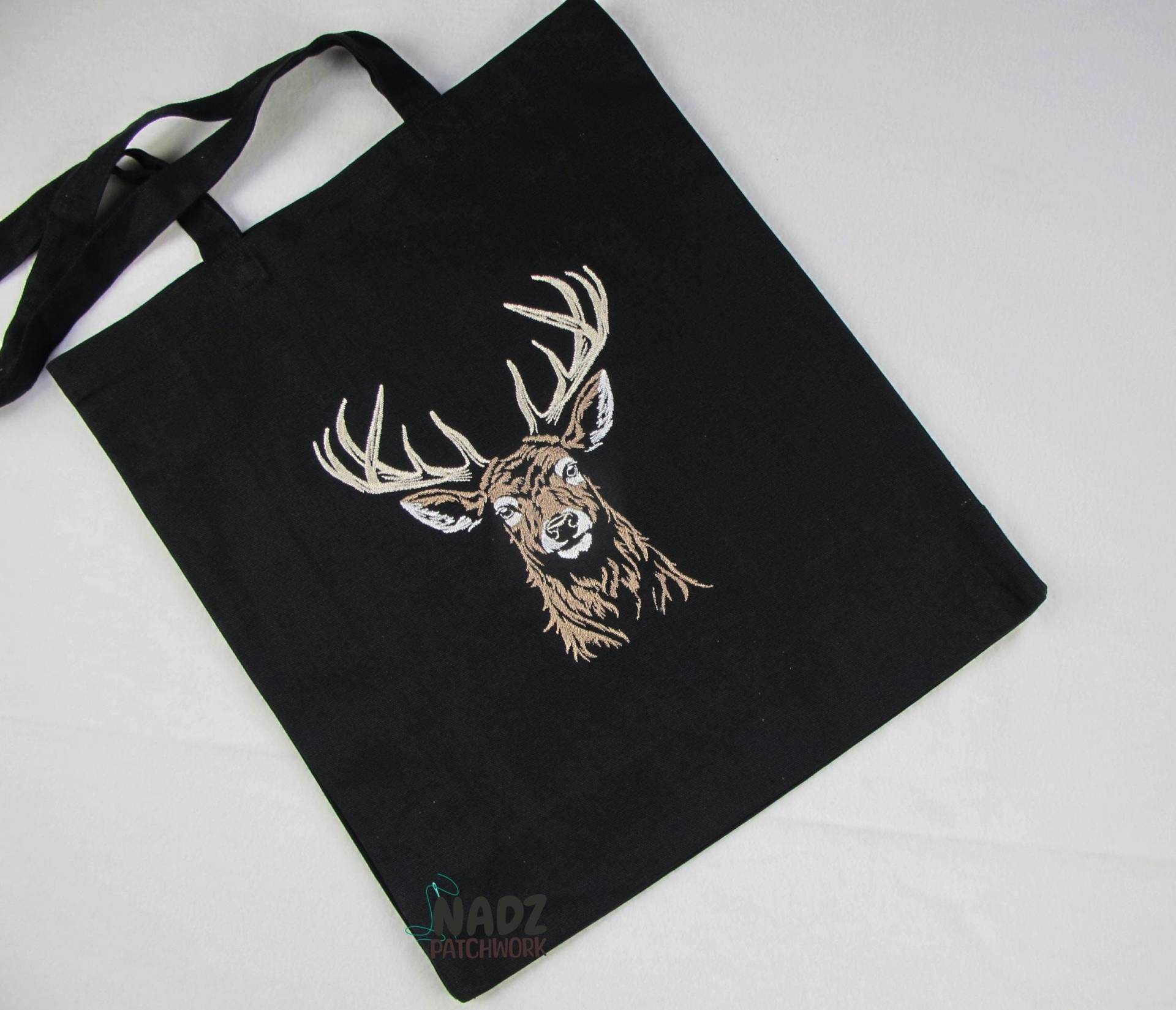 Gestickte Baumwolltasche | Mitlangen Henkeln Jutebeutel Stofftasche Einkaufstaschen Stofftaschen Hirsch Canvastasche Gestickte Baumwolltasche | Mitlangen Henkeln Jutebeutel Stofftasche Einkaufstaschen Stofftaschen Hirsch Canvastasche von Nadzpatchwork