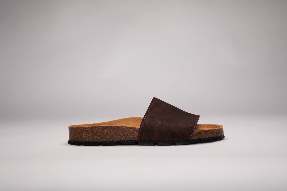 BAY CORK | NAE | vegane Sandale | braun 38 von Nae Schuhe