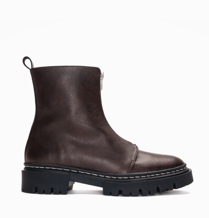 BERTHA | NAE | vegane Boots | braun 40 von Nae Schuhe