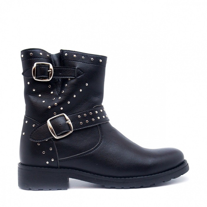 NAE Gabri vegane Biker Boots schwarz 36 von Nae Schuhe