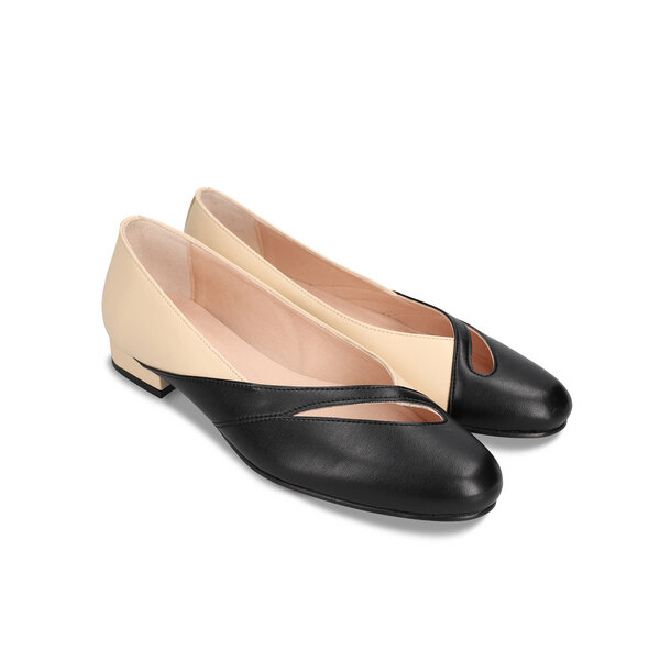 Nae Vegan Shoes NAE - Deme Schwarze Vegane Ballerinas aus AppleSkin von Nae Vegan Shoes