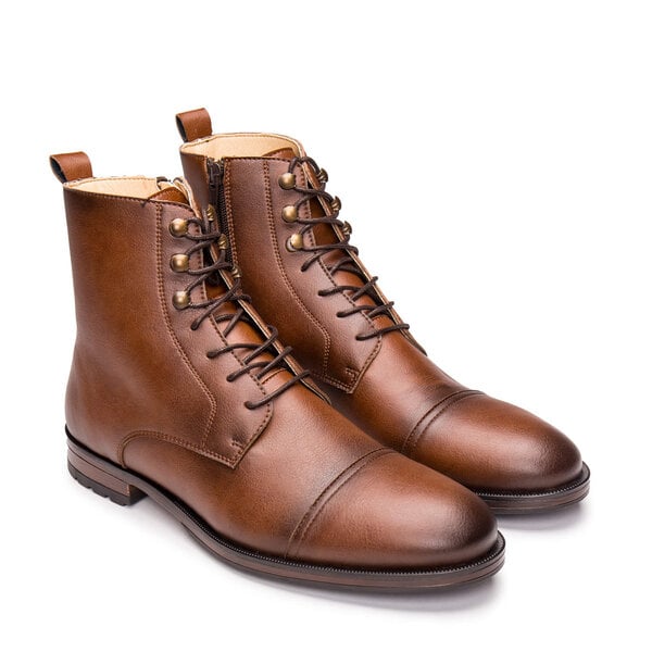 Nae Vegan Shoes NAE Lore Brown - Vegane Derby- Boots von Nae Vegan Shoes