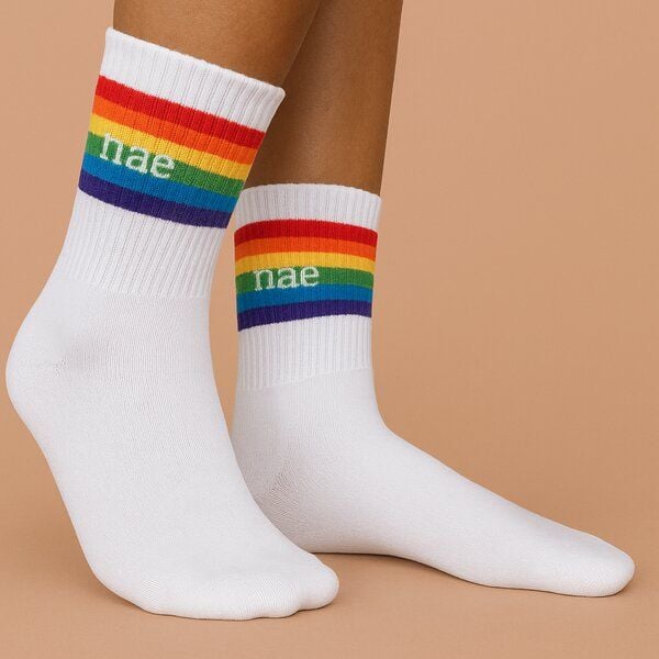 Nae Vegan Shoes NAE | Love is Love Pride Sock von Nae Vegan Shoes