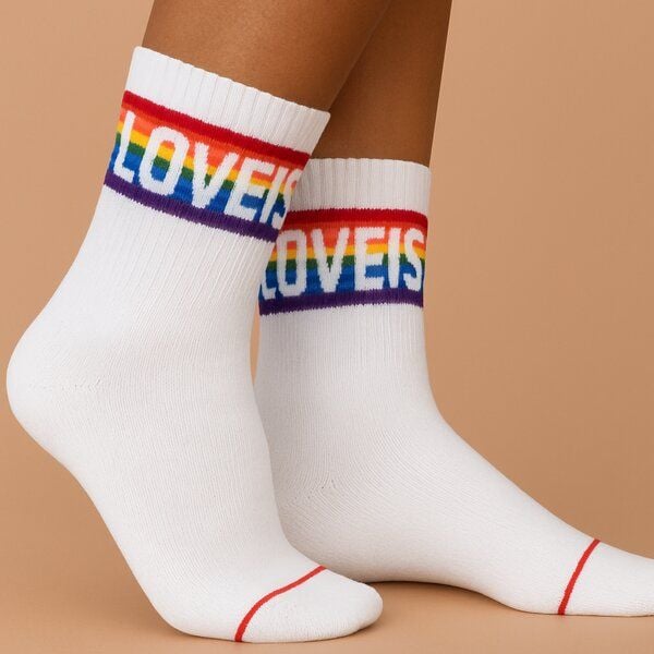 Nae Vegan Shoes NAE | Love is Love Voice Sock von Nae Vegan Shoes
