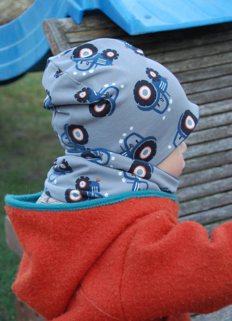 Beanie Zum Wenden "Traktor" von NaeffisShop