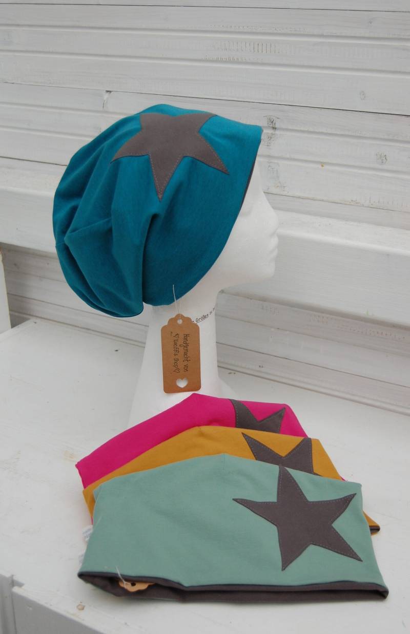 Longbeanie Blau-Türkis von NaeffisShop