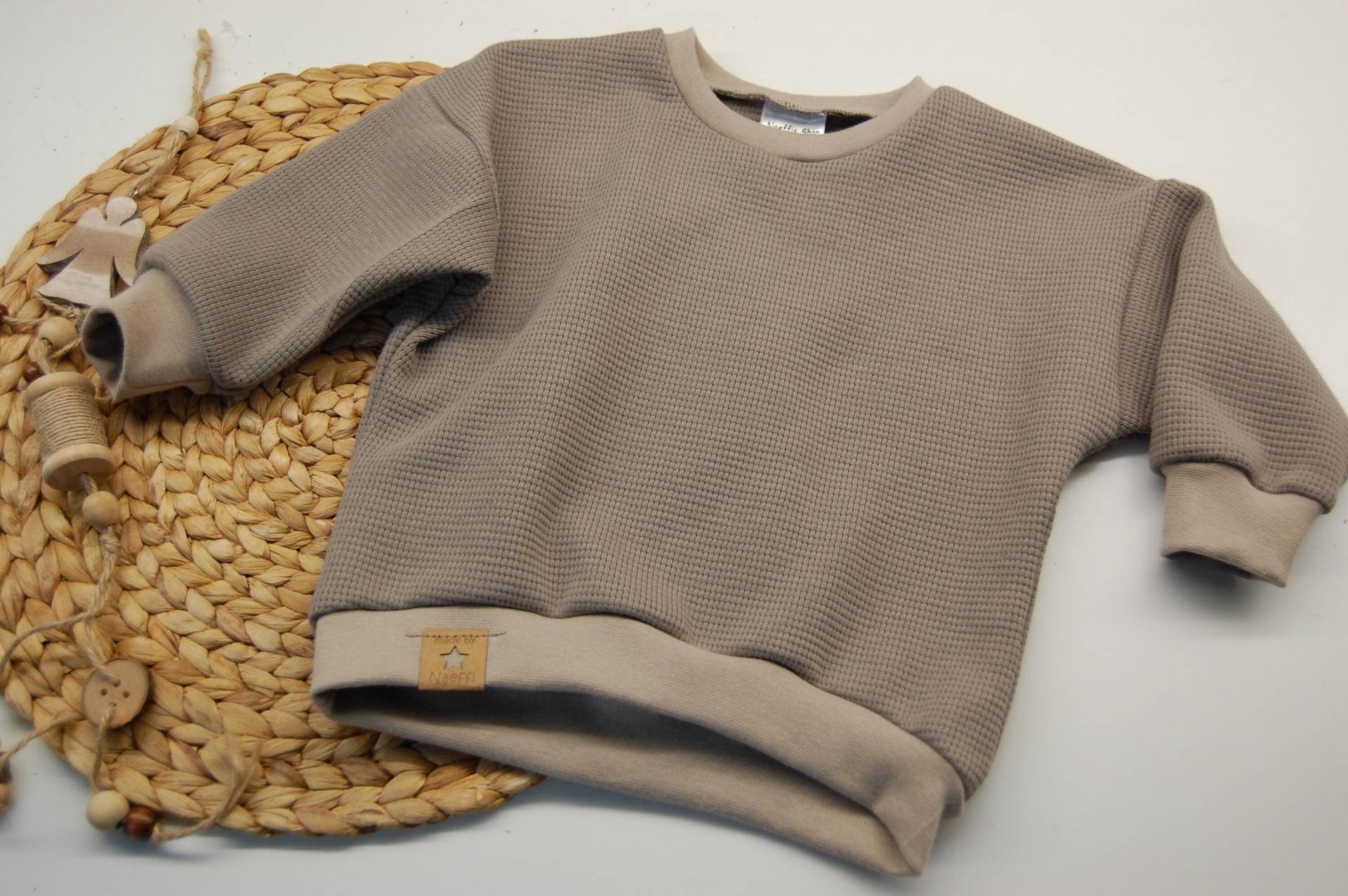 Oversized Sweater Waffelstrick von NaeffisShop