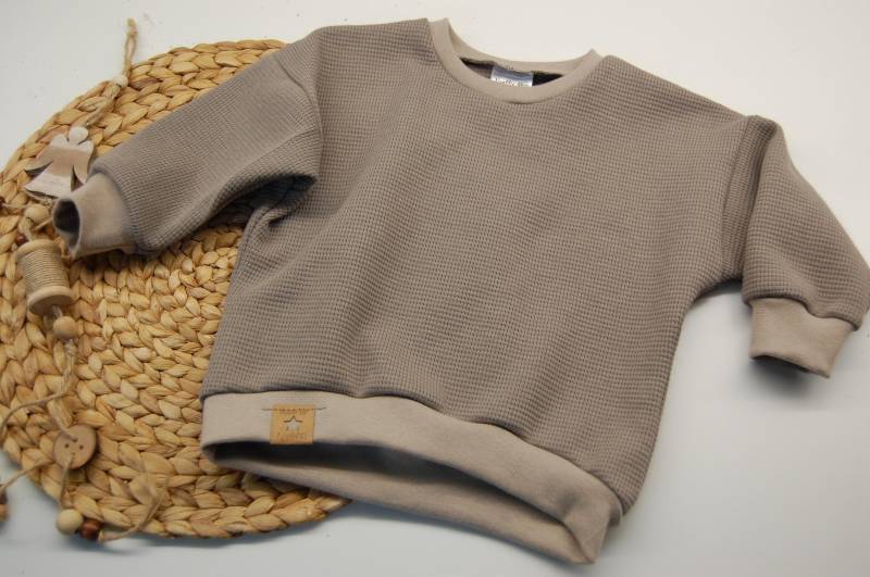 Oversized Sweater Waffelstrick Oversized Sweater Waffelstrick von NaeffisShop