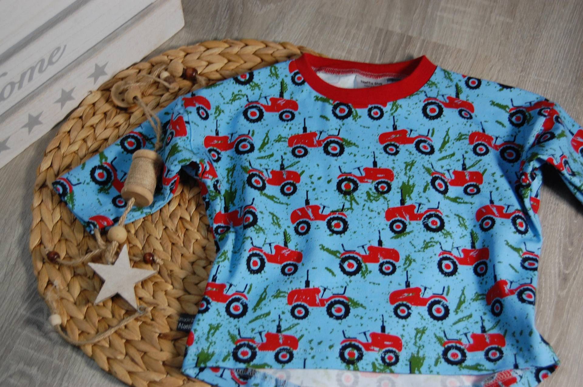 Oversizeshirt Langarm Traktor von NaeffisShop