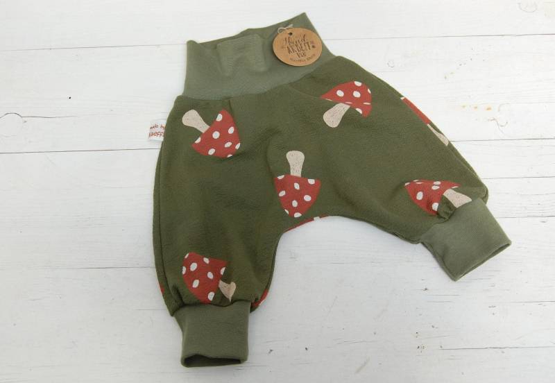 Pumphose Aus Terry Krepp Weit Pilze von NaeffisShop