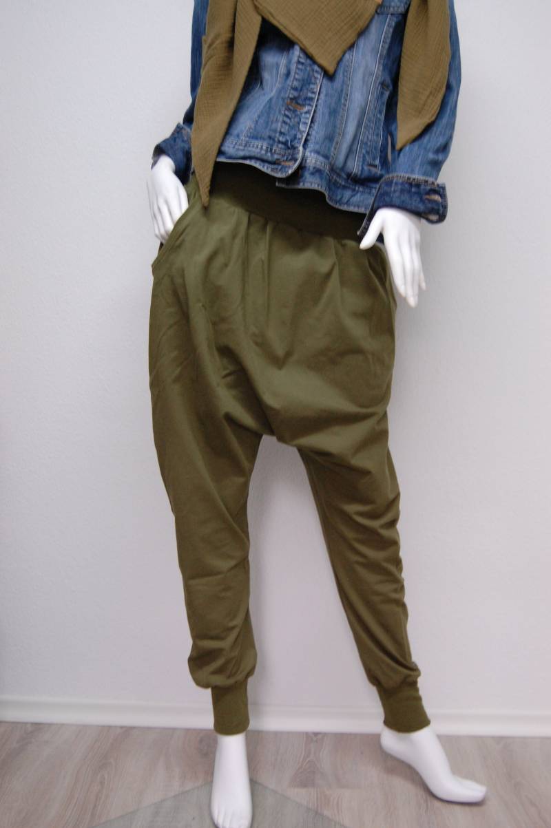 Pumphose Damen 36 - 42 Uni Khaki von NaeffisShop