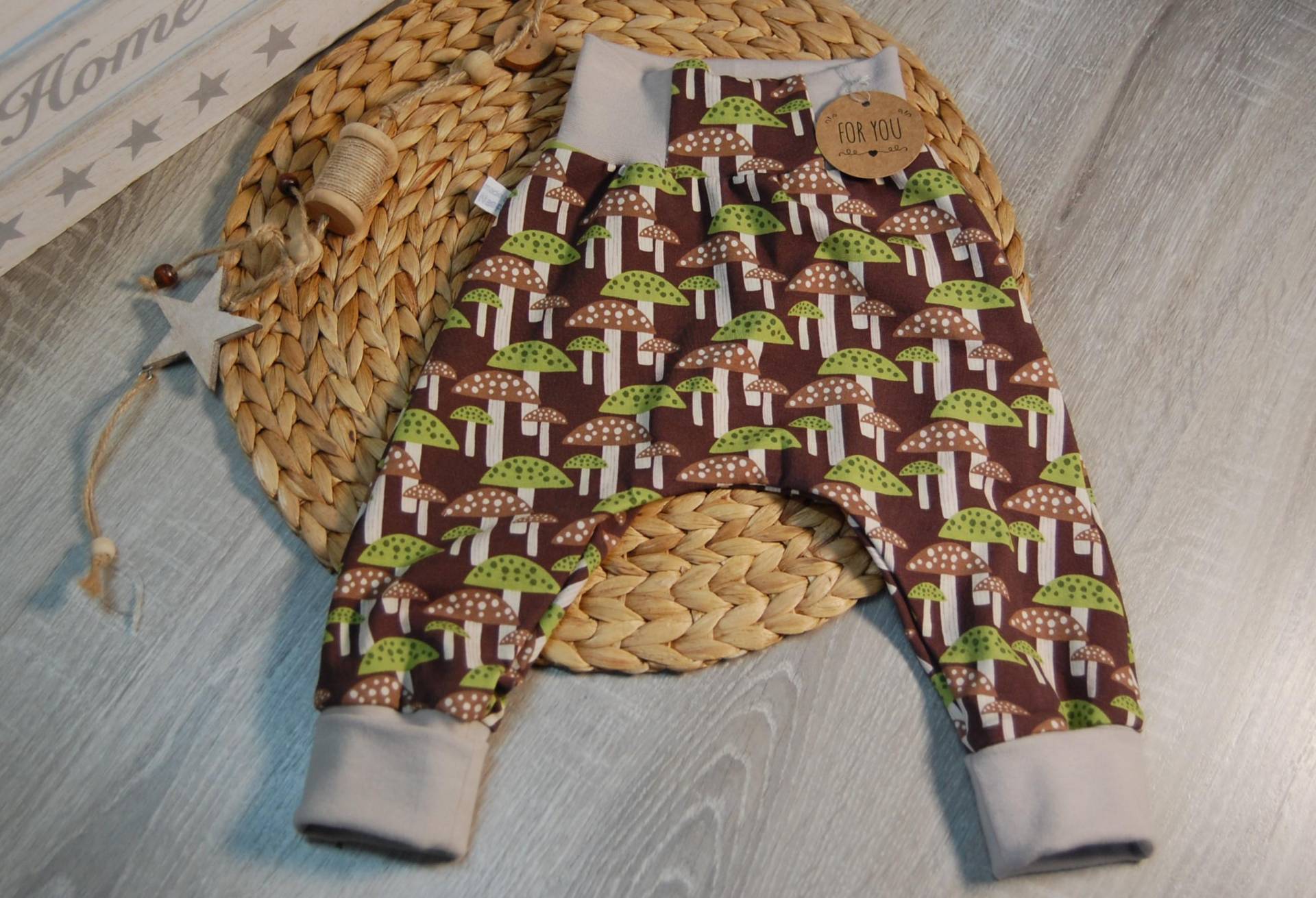 Pumphose Pilze Gr. 68 von NaeffisShop