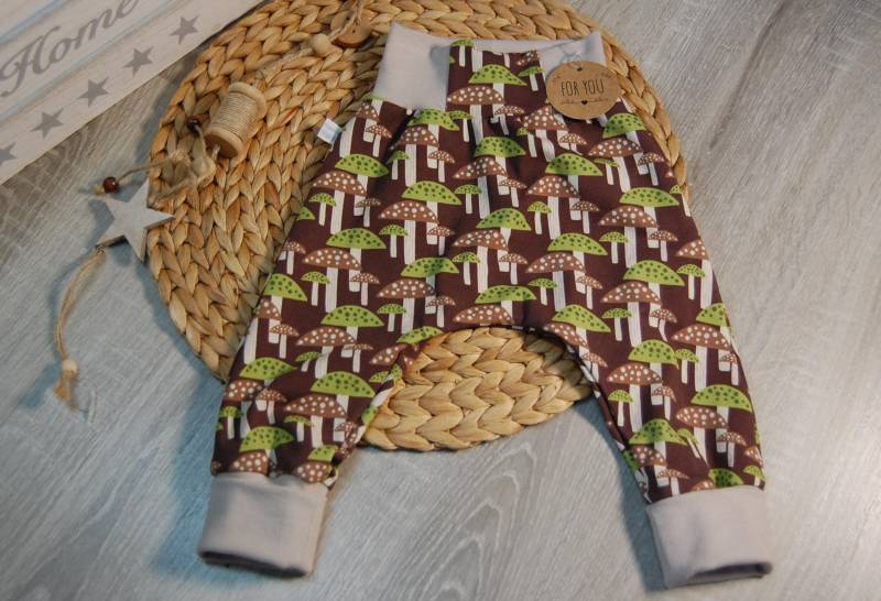 Pumphose Pilze Gr. 68 von NaeffisShop