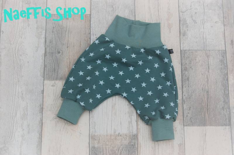 Pumphose Sterne Mint-Weiß von NaeffisShop