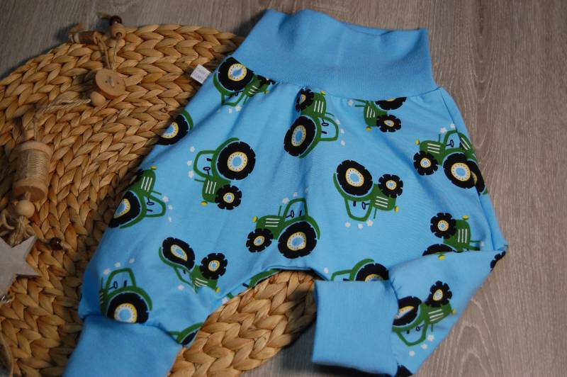 Pumphose Traktor Hellblau-Grün von NaeffisShop