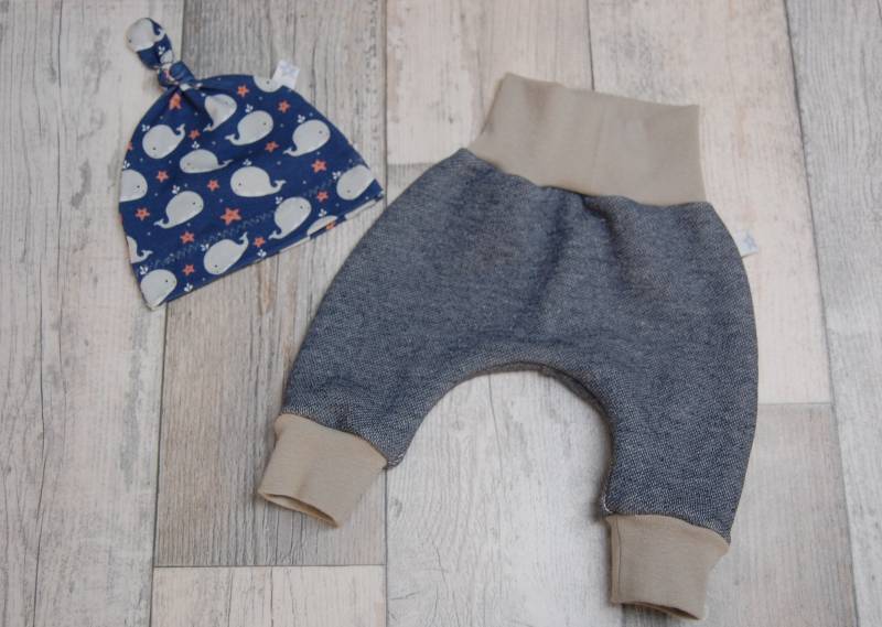 Sweat-Pumphose in Jeansoptik Gr. 50 - 116 von NaeffisShop