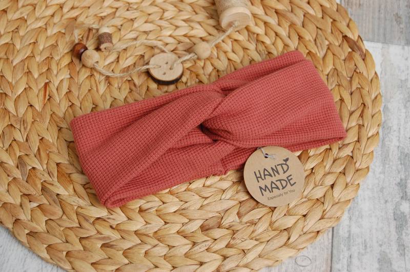 Turban-Haarband Sandsteinrot von NaeffisShop