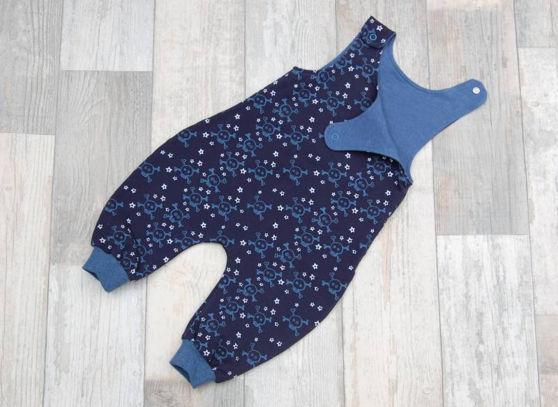 strampler "Skulls" Dunkelblau Blau von NaeffisShop