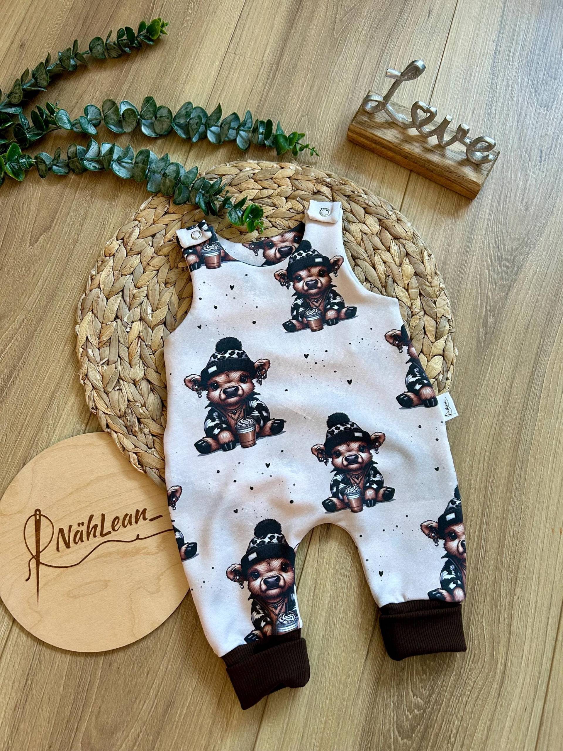 strampler/Romper/Frenchterry/Sweetcow/Eigenproduktion von NaehLean