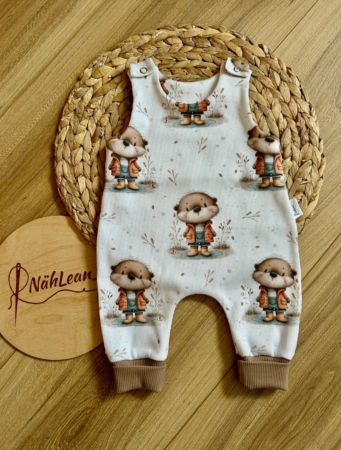 strampler/Romper/Rippjersey/Otter/Herbst/Eigenproduktion strampler/Romper/Rippjersey/Otter/Herbst/Eigenproduktion von NaehLean