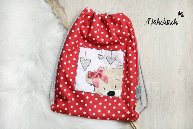 Turnbeutel Wäschebeutel Personalisierbar von Naehckisch