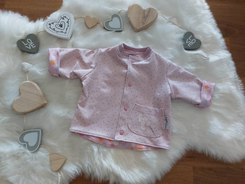 Babyjacke, Frühchenjacke, Übergangsjacke Gr. 50 von NaehenmitSpass