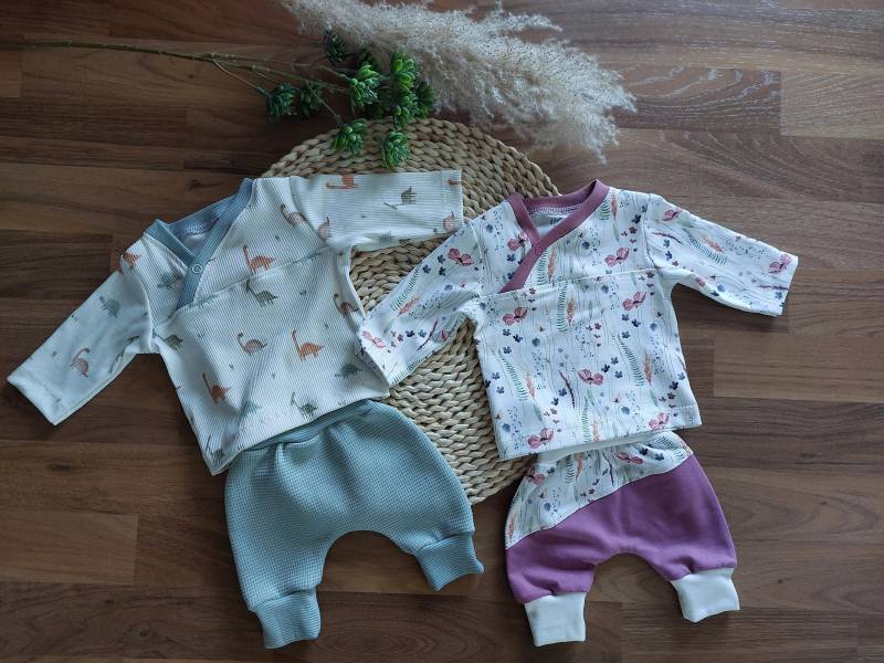 Babyset, Frühchenset Gr. 46 Aus Shirt Und Pumphose, Homecomming Outfit Babyset, Frühchenset Gr. 46 Aus Shirt Und Pumphose, Homecomming Outfit von NaehenmitSpass