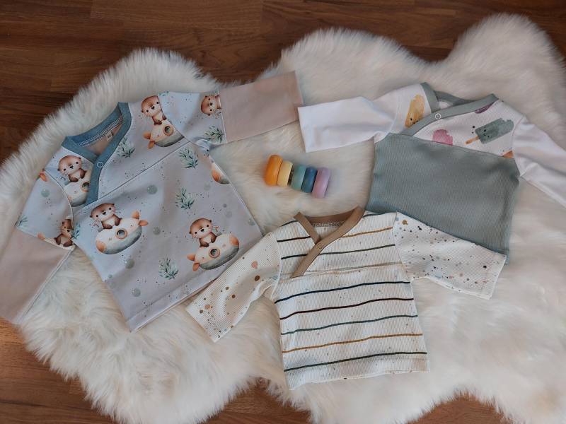 Verschiedene Babyshirts, Gr. 46 + 56 Verschiedene Babyshirts, Gr. 46 + 56 von NaehenmitSpass