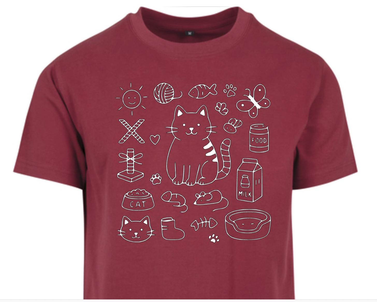Doodle T-Shirt Katzen Doodle T-Shirt Katzen von Naehfroh