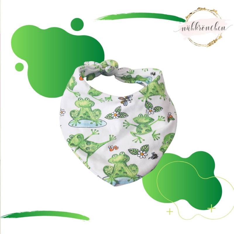 Halstuch"Froggy Frog" Handmade Gr.44 -146 Halstuch"Froggy Frog" Handmade Gr.44 -146 von Naehkroenchen