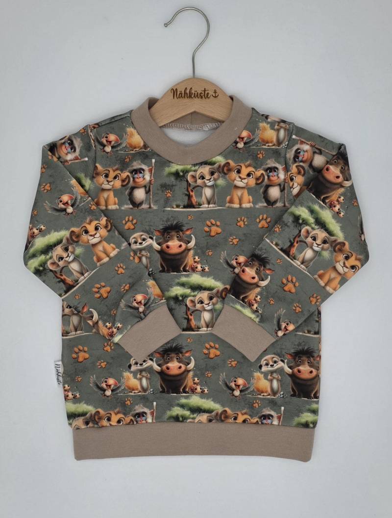 Mütze // Beanie Öhrchenmütze Garnelchen Babymütze Kindermütze Dreieckstuch "König Der Tiere" Eigenproduktion von NaehkuestebyChantal