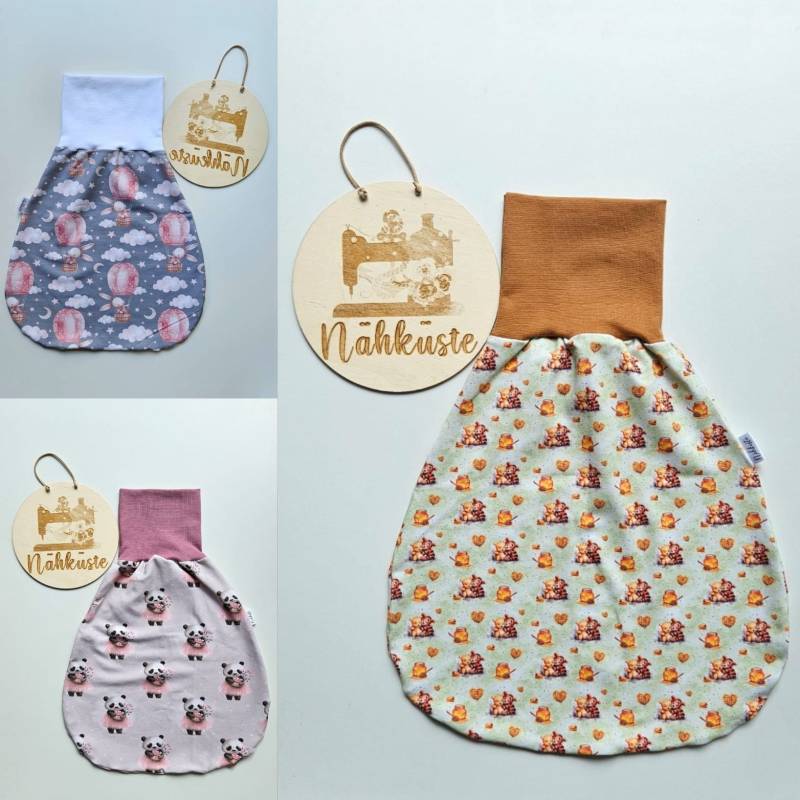 Pucksack Baby // Strampelsack Schlafsack Babygeschenk von NaehkuestebyChantal