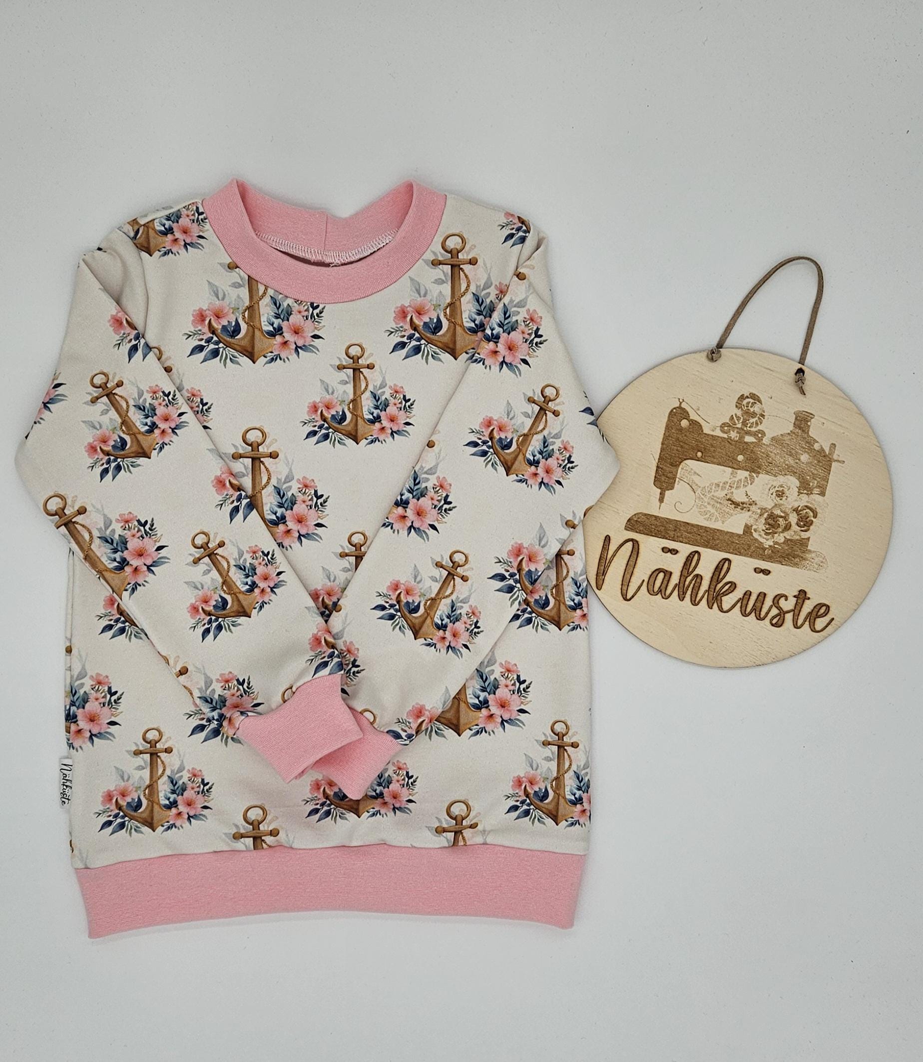 Pullover // Sweater "Ankerliebe" Frühchenkleidung Eigenproduktion von NaehkuestebyChantal