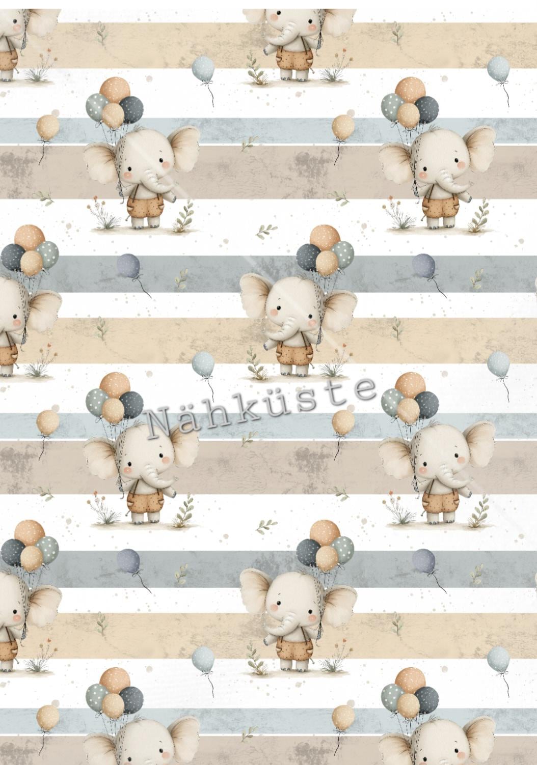 Pullover // Sweater "Elefantenträume" Frühchenkleidung Eigenproduktion von NaehkuestebyChantal