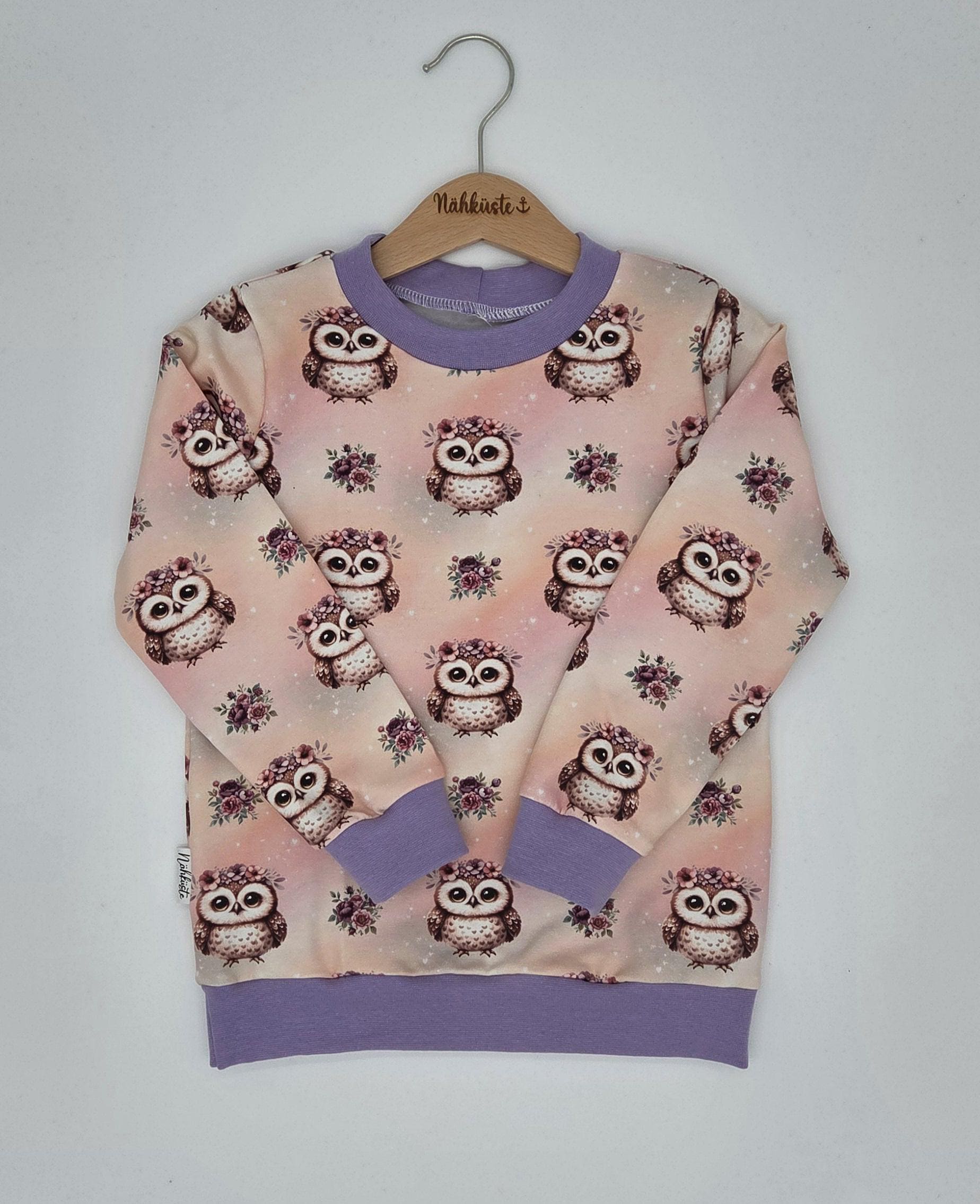 Pullover // Sweater "Eule" Frühchenkleidung Eigenproduktion von NaehkuestebyChantal