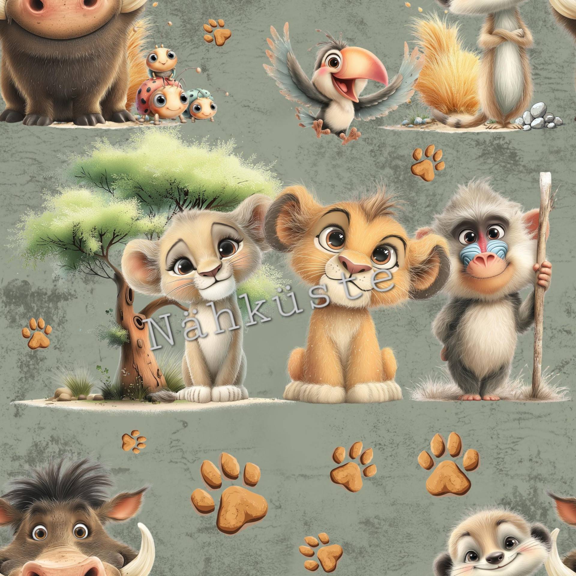 Pullover // Sweater "König Der Tiere" Frühchenkleidung Eigenproduktion von NaehkuestebyChantal